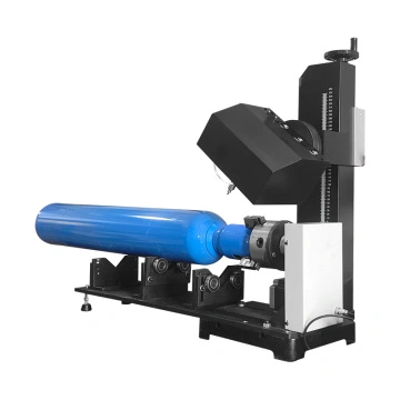 Desktop dot matrix gas cylinder rotary marking machine